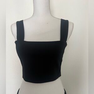 Zara Black Crop Top